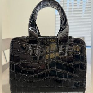 Mini crocodile cross body/hand bag